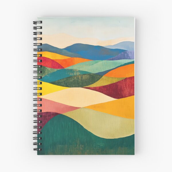 Item preview, Original Paintings by Etel Adnan, Etel Adnan Color Landscape Art designed and sold by OilArtLittle.