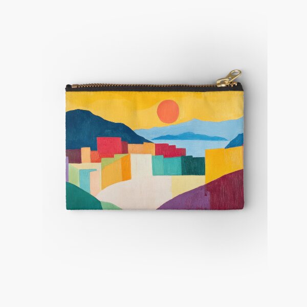Item preview, Original Paintings by Etel Adnan, Etel Adnan Color Landscape Art designed and sold by OilArtLittle.