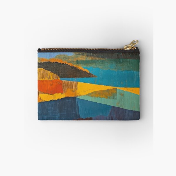 Item preview, Original Paintings by Etel Adnan, Etel Adnan Color Landscape Art designed and sold by OilArtLittle.