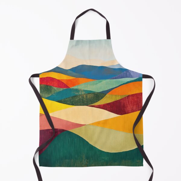 Item preview, Original Paintings by Etel Adnan, Etel Adnan Color Landscape Art designed and sold by OilArtLittle.