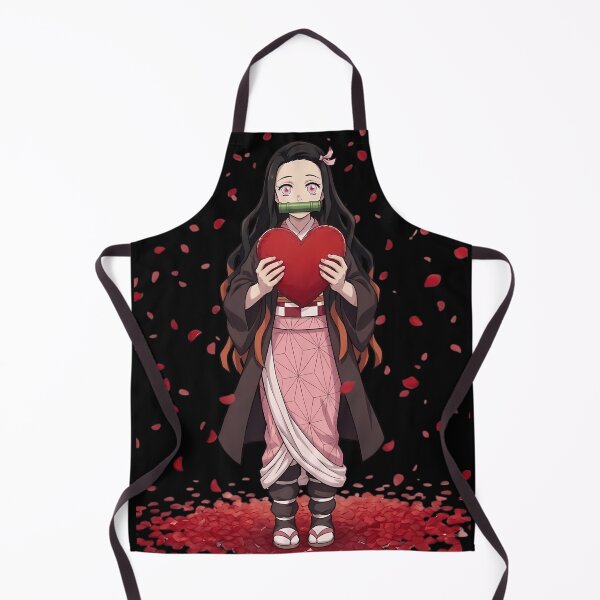 Item preview, Nezuko Kamado Valentine Heart Anime Art designed and sold by DeltaHilpert.