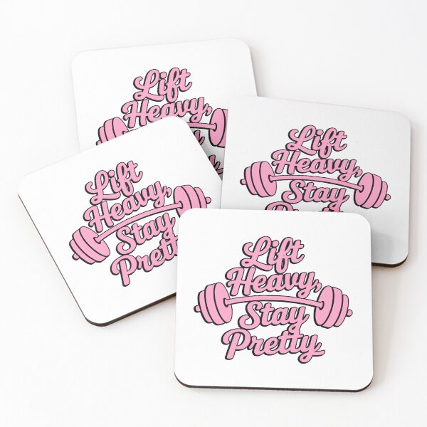 Item preview, Lift Heavy Stay Pretty! Pink Gym Girl designed and sold by PMCreative.
