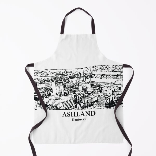 Item preview, Ashland KY - Ink Cityscape Illustration designed and sold by Lakeric Cityscapes.