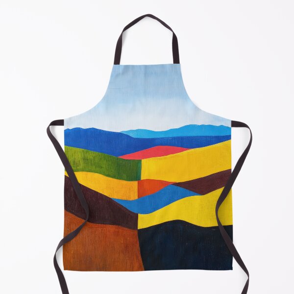 Item preview, Original Paintings by Etel Adnan, Etel Adnan Color Landscape Art designed and sold by OilArtLittle.
