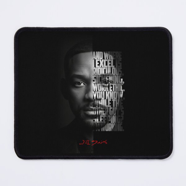Item preview, Will Smith Split Face Poster designed and sold by Enea Kelo.