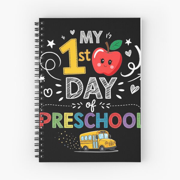 Item preview, My First Day of Preschool School Bus Apple Kids Girl Boy designed and sold by clothesy7.