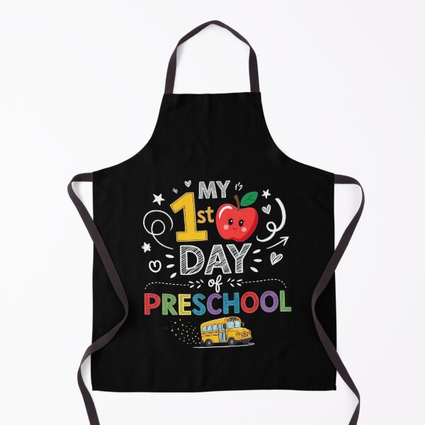 Item preview, My First Day of Preschool School Bus Apple Kids Girl Boy designed and sold by clothesy7.