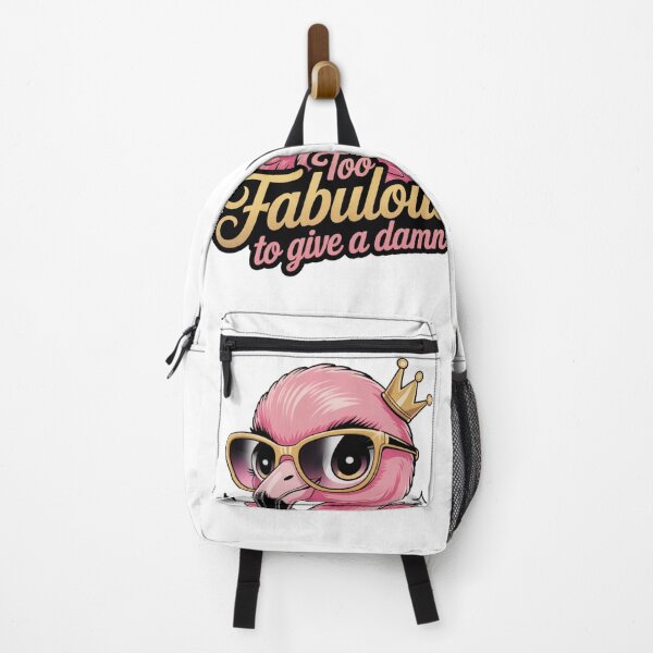 Item preview, Too Fabulous to Care ? – Sassy Flamingo Kawaii T-Shirt & Sticker designed and sold by Ashley critters.