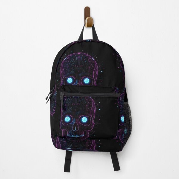 Item preview, Neon Circuit Skull designed and sold by KUWI-Creative.