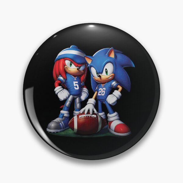 Artikelvorschau, Sonic und Knuckles Detroit Football entworfen und verkauft von meshope.