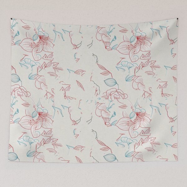 Item preview, Floral line poetry unfolds lightness designed and sold by Sigtrix.