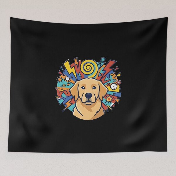Item preview, calm dog chaotic brain — neurodivergent dog parent gift funny designed and sold by DESIGNNOUR.