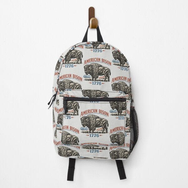 Item preview, American Bison 1776 - Vintage Woodcut designed and sold by DigitalGlade.