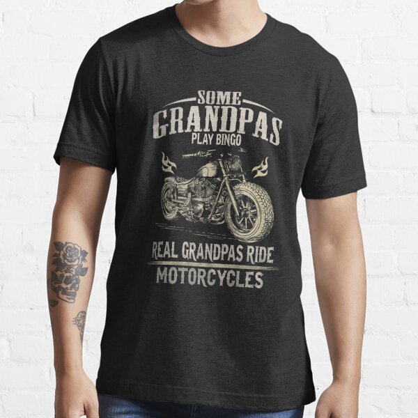 Real Grandpa Rides Motorcycle shirt Essential T-Shirt