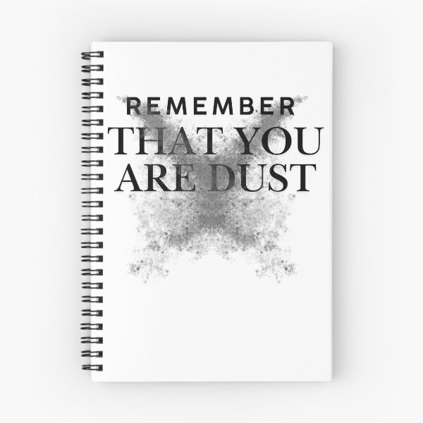 Item preview, Remember That You Are Dust-catholic quote, christian reminder, bible verse designed and sold by ChameraDesign.