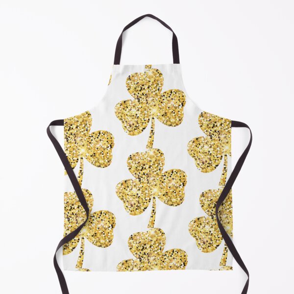 Item preview, Gold Glitter Shamrock designed and sold by MagnoliaLake.