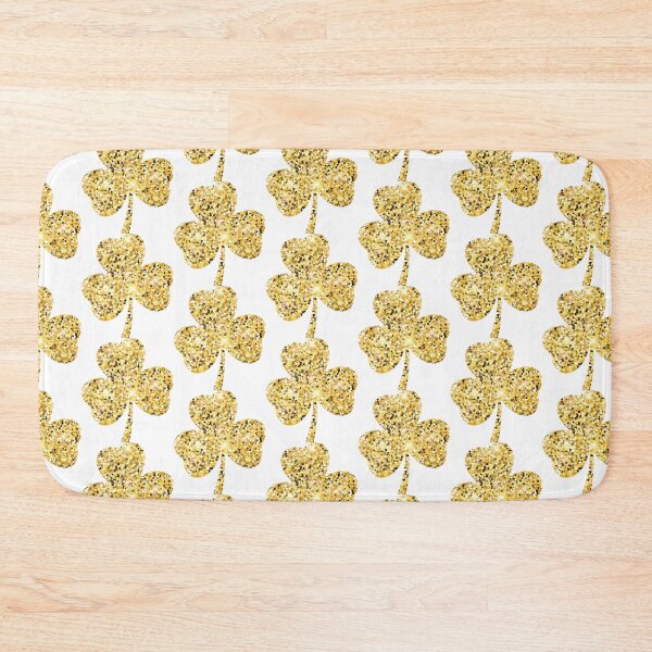 Item preview, Gold Glitter Shamrock designed and sold by MagnoliaLake.