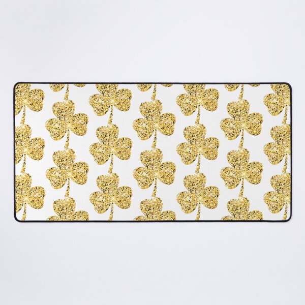 Item preview, Gold Glitter Shamrock designed and sold by MagnoliaLake.