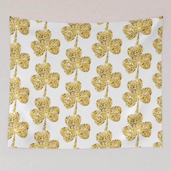 Item preview, Gold Glitter Shamrock designed and sold by MagnoliaLake.