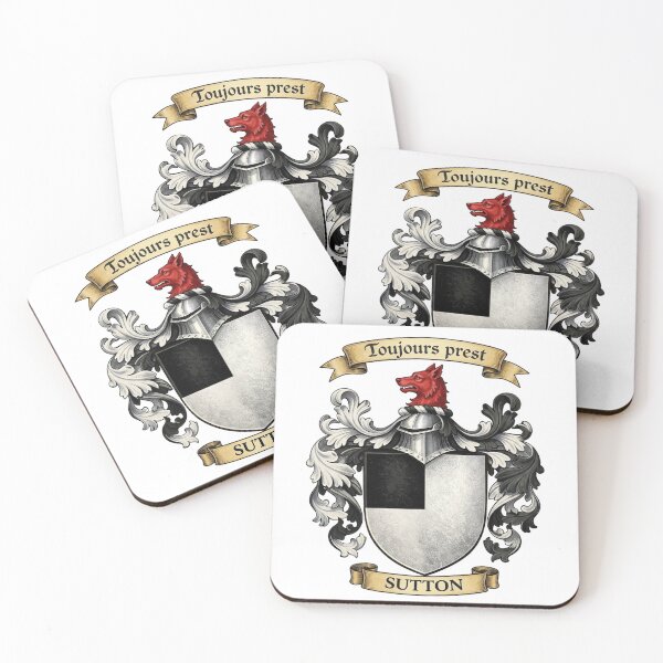 Item preview, The Sutton Family Coat of Arms designed and sold by BagTown Clans.