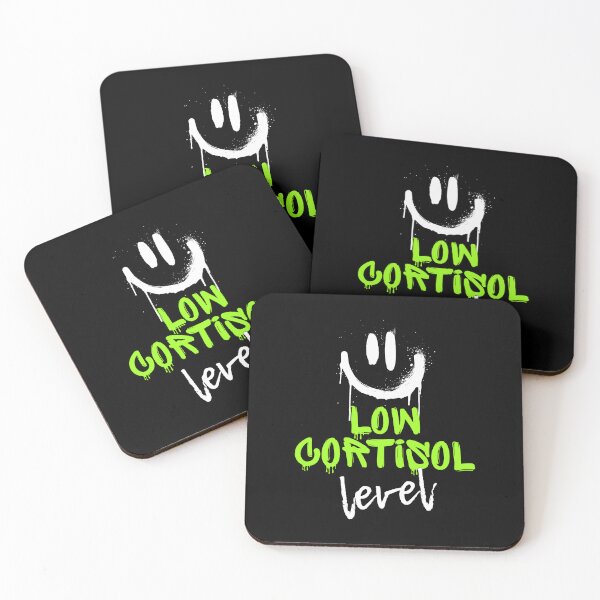 Item preview, Low Cortisol Level - Funny Biohacking Graffiti Smiley Face designed and sold by JB-designstudio.