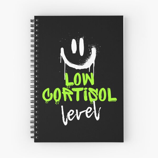 Item preview, Low Cortisol Level - Funny Biohacking Graffiti Smiley Face designed and sold by JB-designstudio.