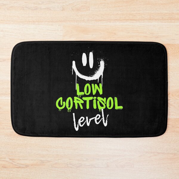 Item preview, Low Cortisol Level - Funny Biohacking Graffiti Smiley Face designed and sold by JB-designstudio.