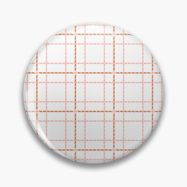 Item preview, Soft Peach Gingham - Romantic Cottage Check Pattern designed and sold by colorofmagic.