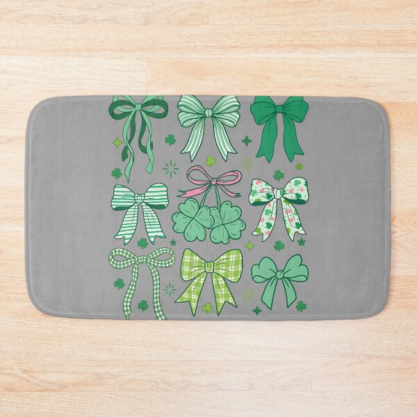 Item preview, Cute Green Shamrock Bow Coquette St Patricks Day designed and sold by GreggRoss.