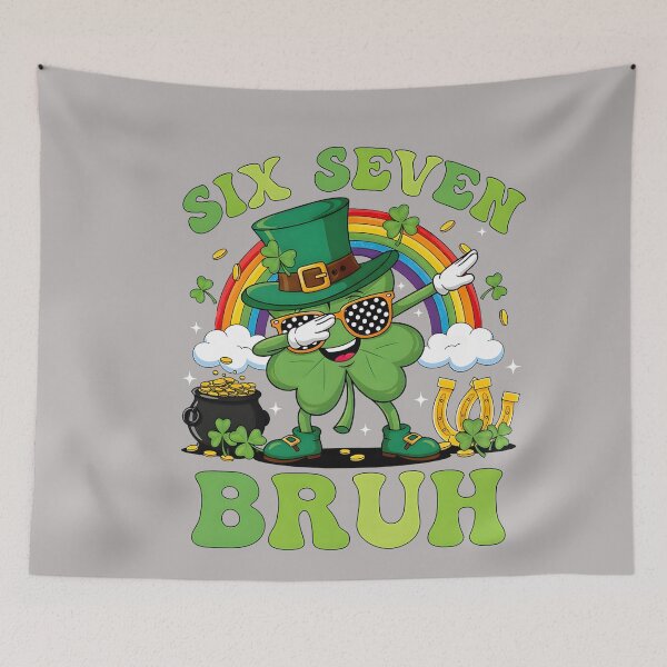 Item preview, Six Seven 67 Meme Bruh Cool St Patricks Day Teens Boys Girls designed and sold by GreggRoss.