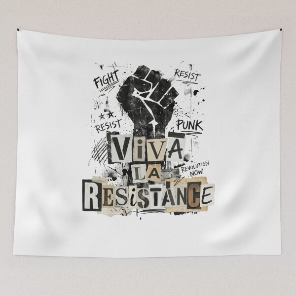 Item preview, Viva La Resistance Defy The Status Quo designed and sold by SkeletonsDanger.