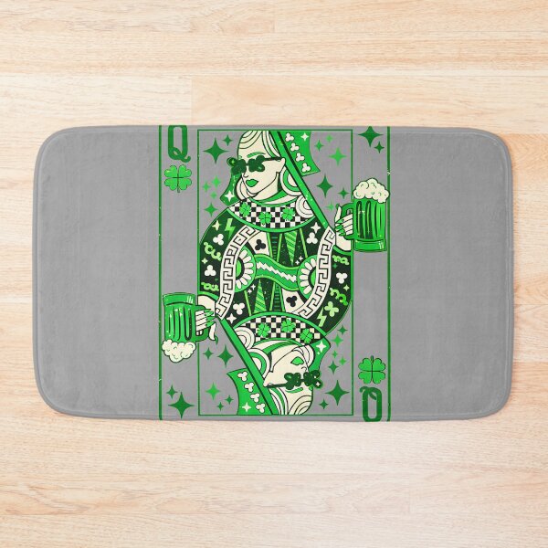 Item preview, Shamrock Queen Playing Card Saint Patricks Day designed and sold by GreggRoss.