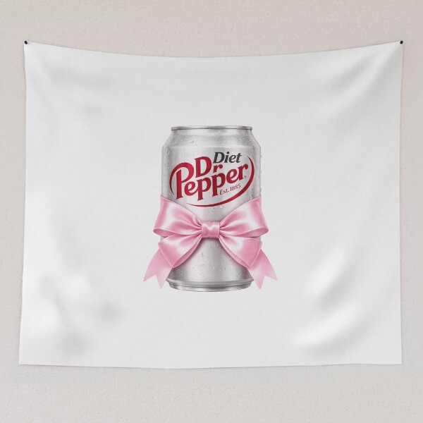 Item preview, Diet Soda Coquette Bow Can – Cute Pink Ribbon Drink Aesthetic designed and sold by Exhibit-D.