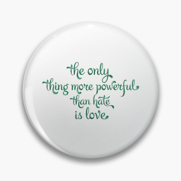 Item preview, Teal Emerald Love Over Hate Script designed and sold by zzz888.