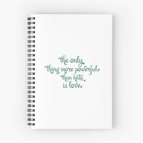 Item preview, Teal Emerald Love Over Hate Script designed and sold by zzz888.