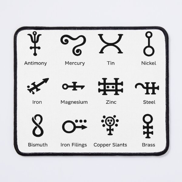 Item preview, Metal symbols designed and sold by Saint Arts Studio.