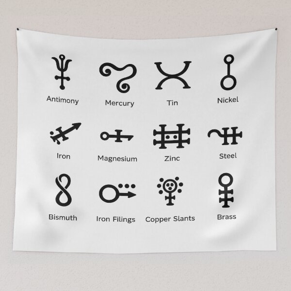 Item preview, Metal symbols designed and sold by Saint Arts Studio.