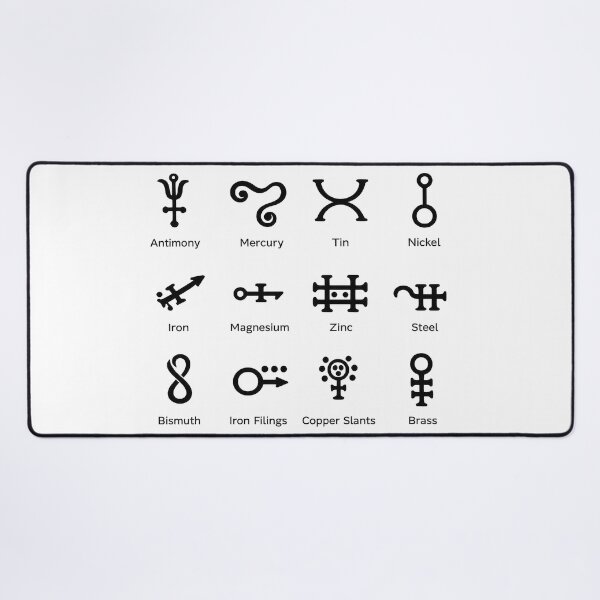 Item preview, Metal symbols designed and sold by Saint Arts Studio.