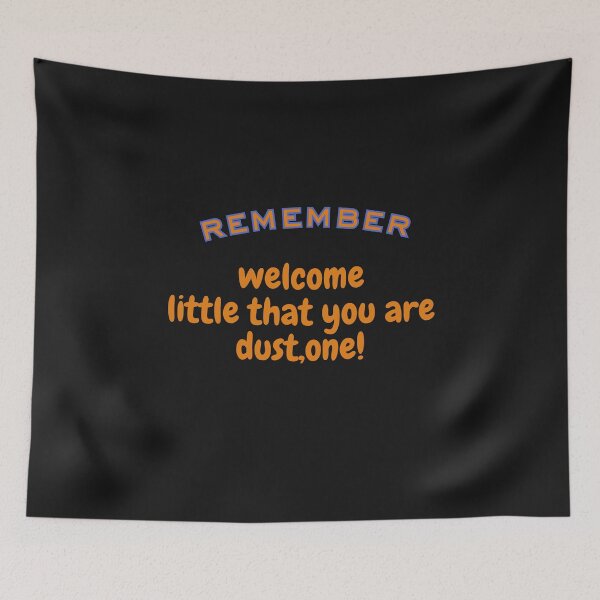 Item preview, Remember That You Are Dust-catholic quote, christian reminder, bible verse designed and sold by ChameraDesign.
