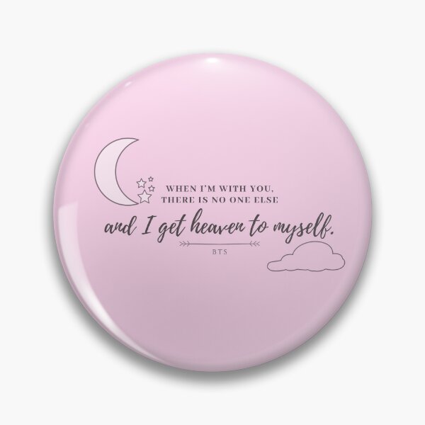 Item preview, BTS JIN The Astronaut When Im with you there is no one else Run Seokjin Ep Tour Army Bangtan Minimalist Cute Lyrics Quote Trending Gift Aesthetic White designed and sold by Winterlock.