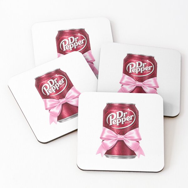 Item preview, Dr Pepper Coquette Bow Can – Cute Pink Ribbon Soda Aesthetic designed and sold by Exhibit-D.