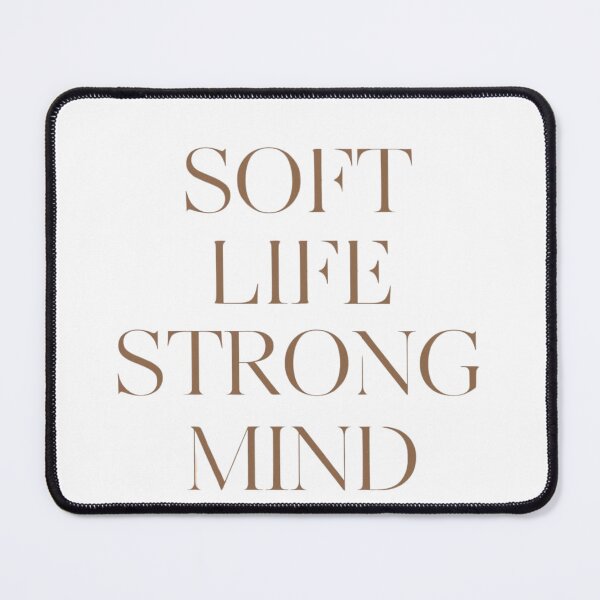 Item preview, Soft Life Strong Mind Shirt, Self Love Motivation Tee, Mental Wellness Apparel designed and sold by guchieworldcollection.