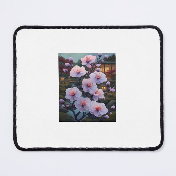 Item preview, Japanese Garden with Cherry Blossoms designed and sold by Bkrayo.