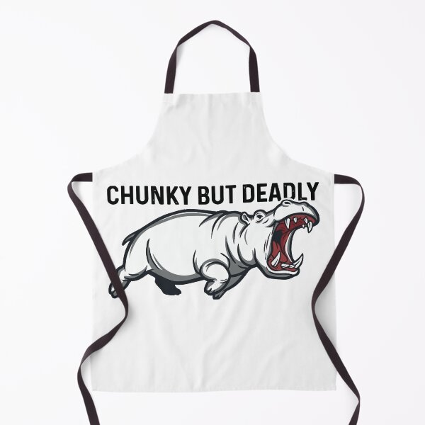 Item preview, Chunky But Deadly Angry Hippopotamus Meme designed and sold by Petzzz.