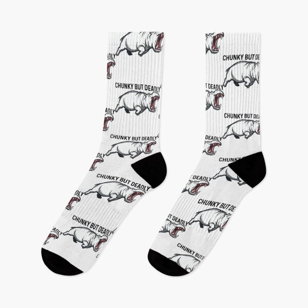 Item preview, Chunky But Deadly Angry Hippopotamus Meme designed and sold by Petzzz.