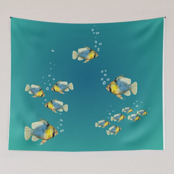 Item preview, Tropical Fish Design blue Water designed and sold by Move-Art.