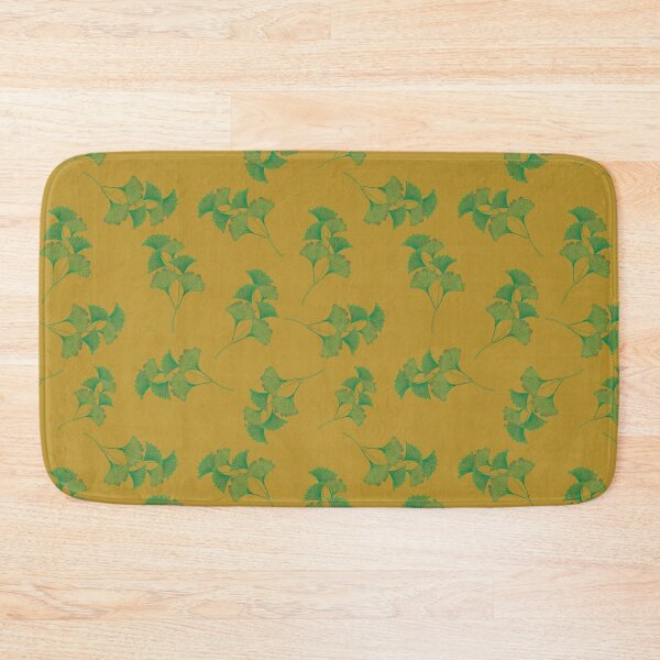 Item preview, Golden Ginkgo Leaves in Enchanted Golden Glow designed and sold by phatlizzardart.