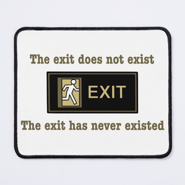 Item preview, Exit (white variant) designed and sold by maryallen138.