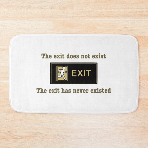 Item preview, Exit (white variant) designed and sold by maryallen138.