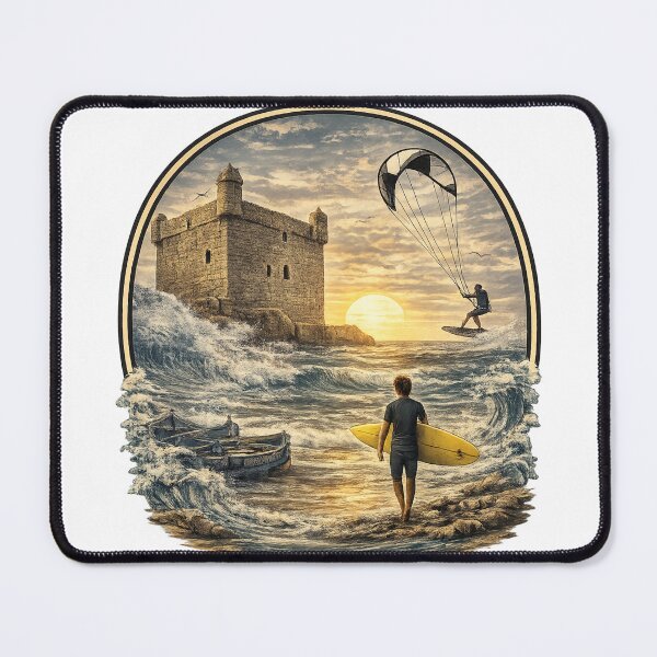 Item preview, Ocean Sunset Surf & Kitesurf Art designed and sold by ExperienceWas.